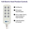 Medacure Standard Height Expandable Hospital Bed, Fully Electric  Maple MC-SLB48XMP